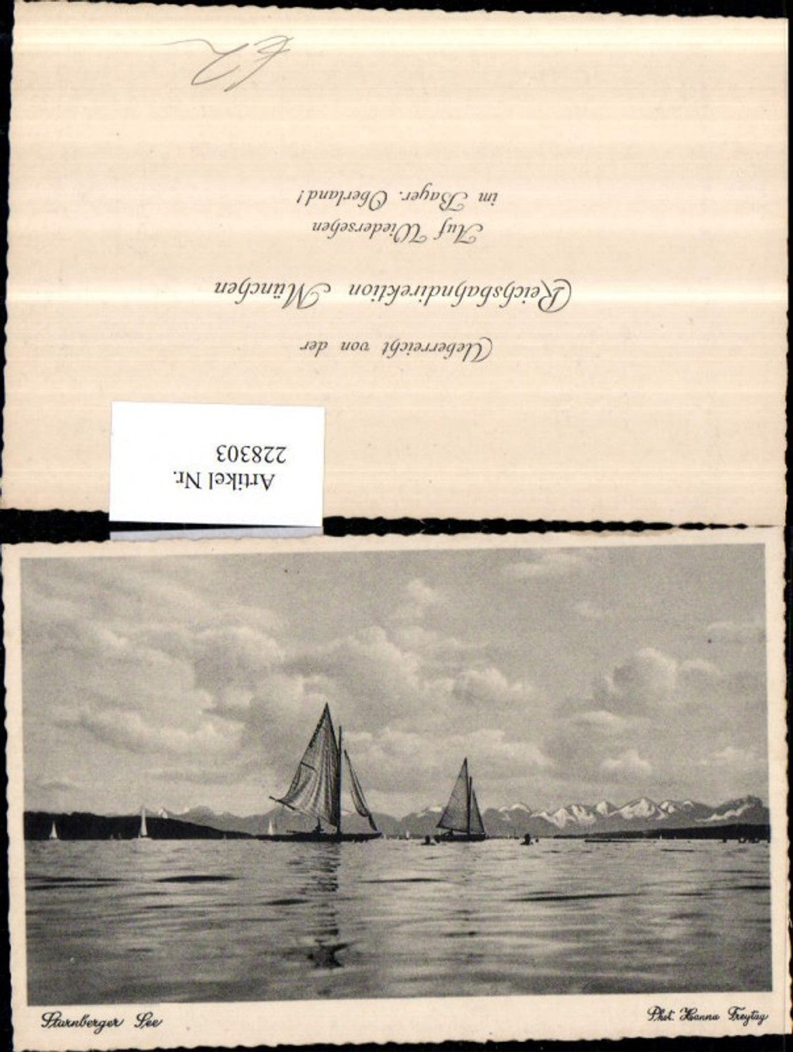 228303,Starnberger See b. Starnberg Bernried sailboats