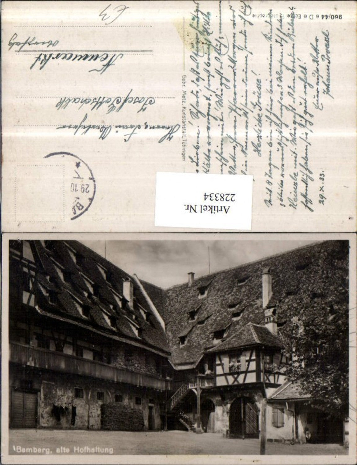 228334,Bamberg alte Hofhaltung Hof