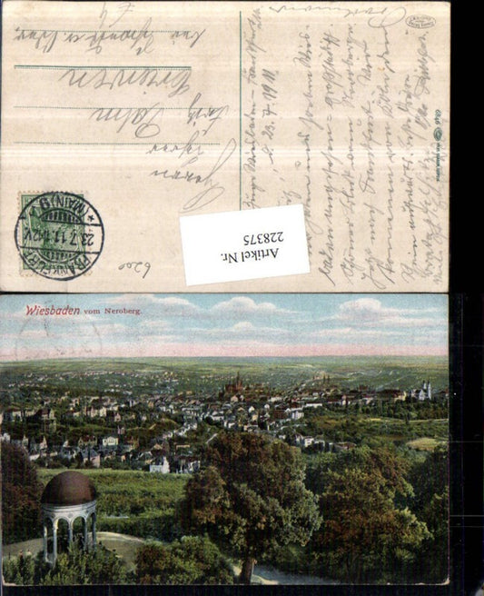 228375,Wiesbaden Totale v. Neroberg m. Tempel