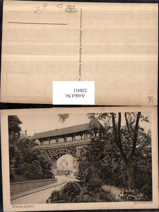 228411,Wiesbaden Römertor Tor