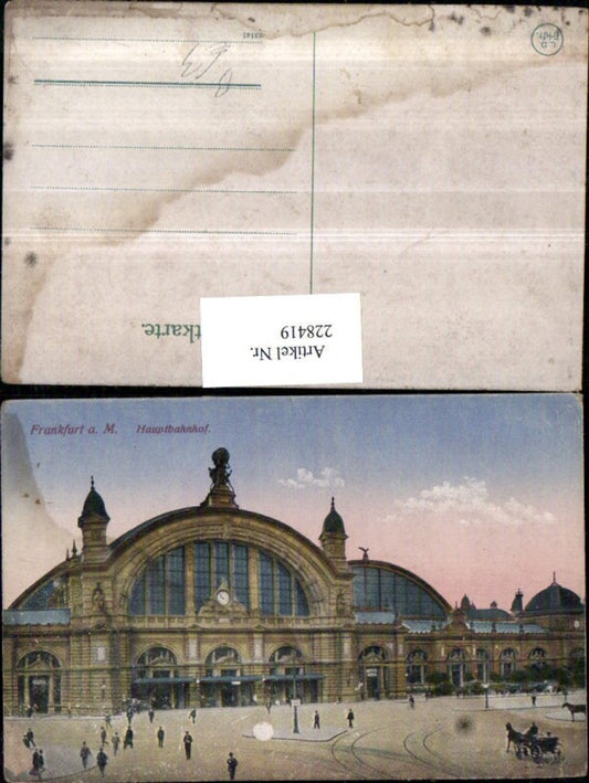 228419,Frankfurt a. Main Hauptbahnhof Bahnhof