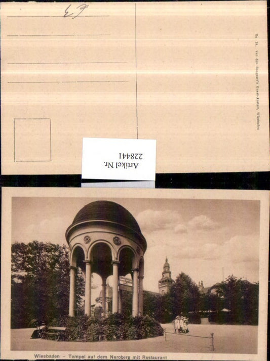 228441,Wiesbaden Tempel auf d. Neroberg m. Restaurant