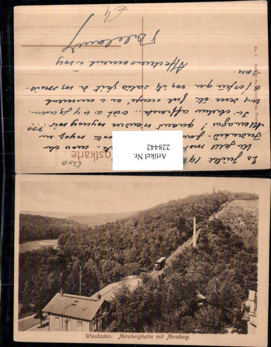 228442,Wiesbaden Nerobergbahn Bergbahn m. Neroberg