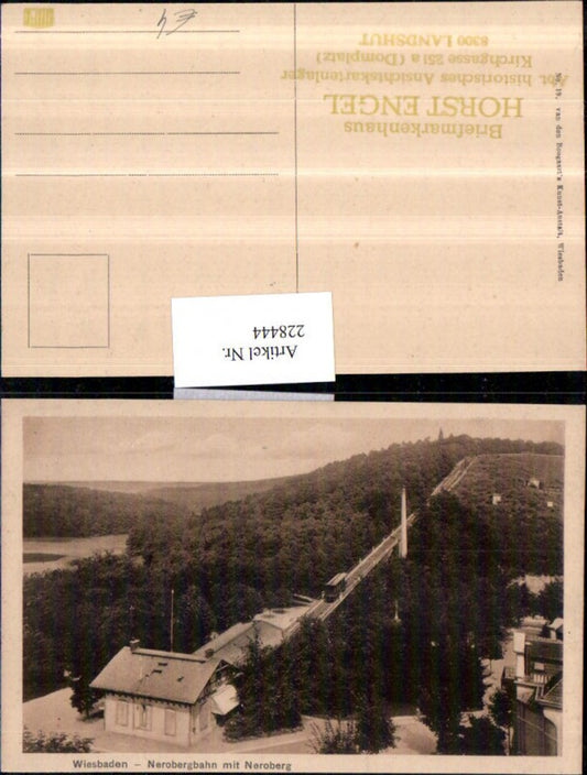 228444,Wiesbaden Nerobergbahn Bergbahn m. Neroberg