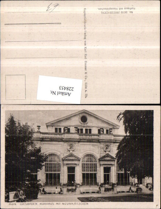 228453,Wiesbaden Kurhaus m. Nizzaplätzchen