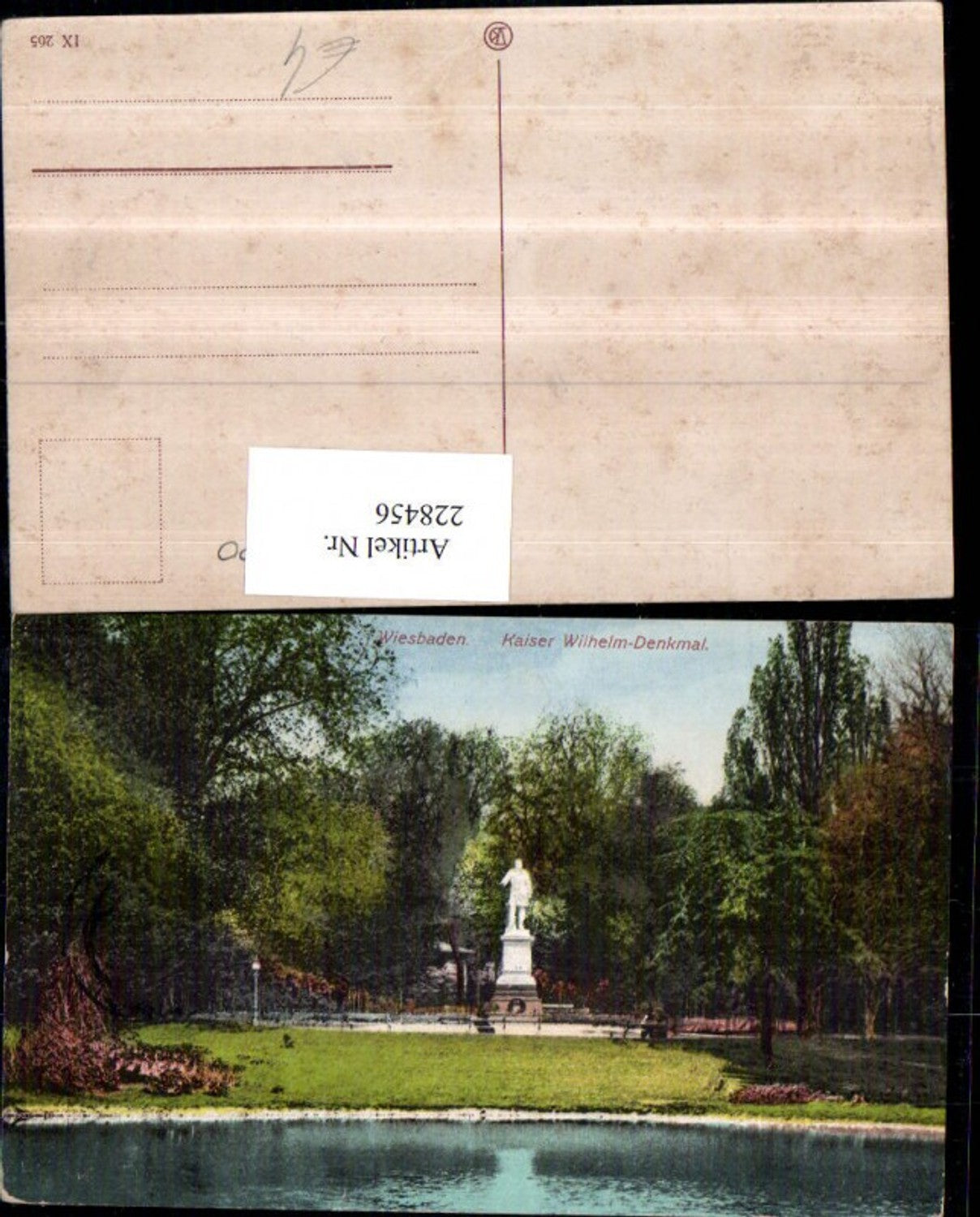 228456,Wiesbaden Kaiser Wilhelm-Denkmal Park
