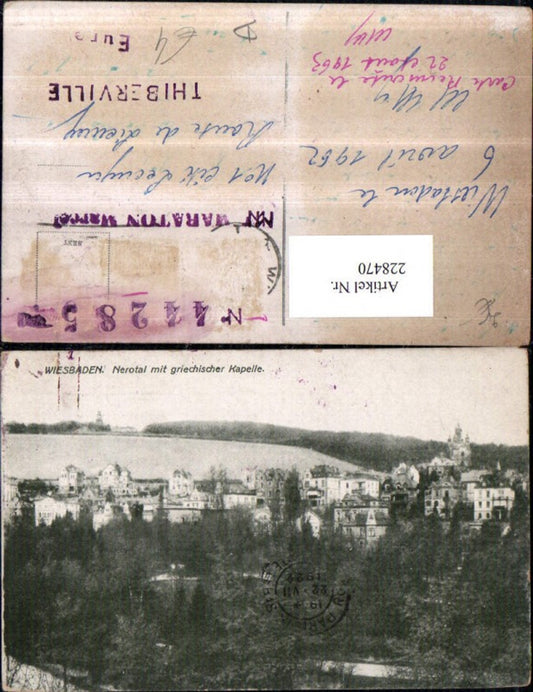 228470,Wiesbaden Nerotal m. Griechischer Kapelle