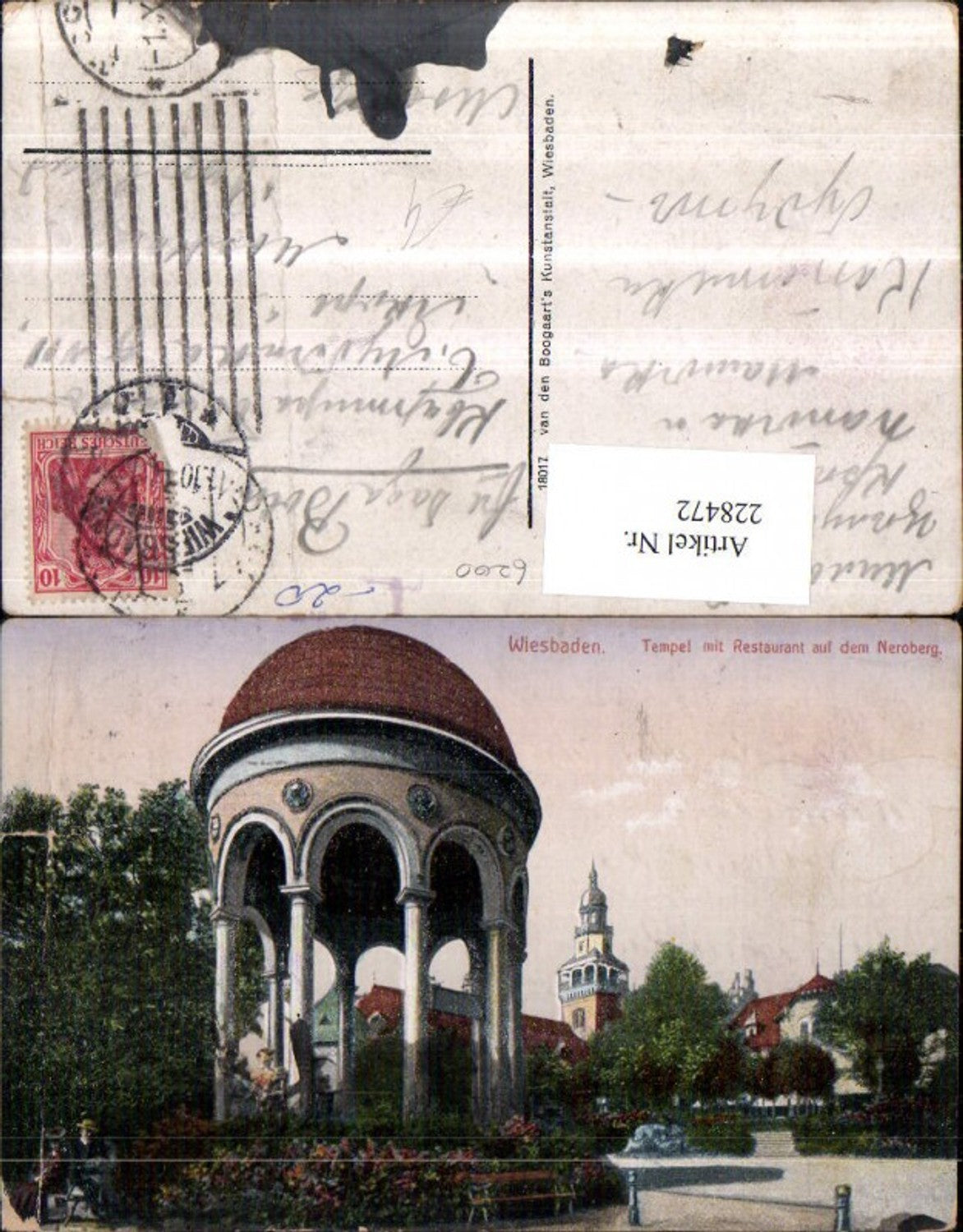 228472,Wiesbaden Tempel m. Restaurant auf d. Neroberg