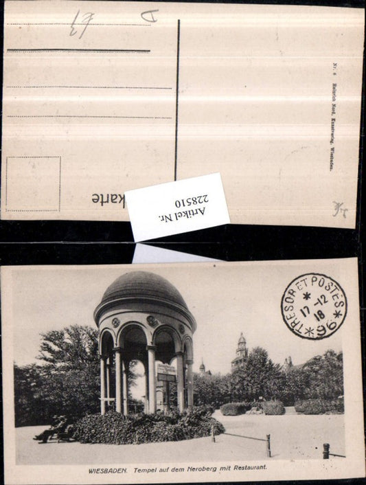228510,Wiesbaden Tempel auf d. Neroberg m. Restaurant