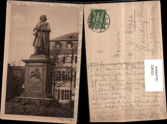 228521,Bonn a. Rhein Beethoven Denkmal