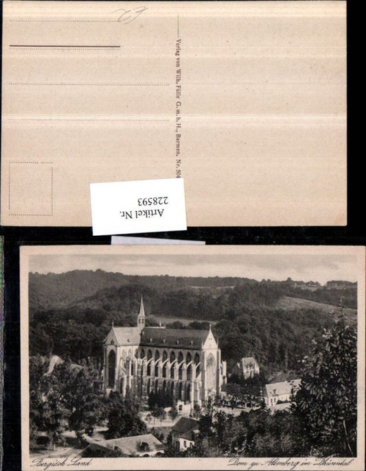 228593,Bergisch Land Dom zu Altenberg im Dhünntal