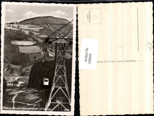 228628,Freiburg i. Breisgau Schauinslandbahn Seilbahn Gondel m. Talstation