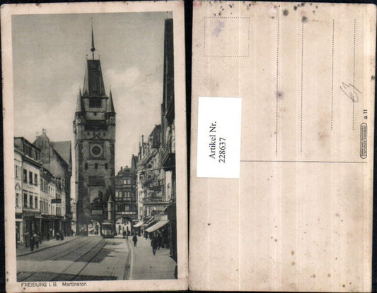228637, Freiburg im Breisgau, Martinstor Gate, street view