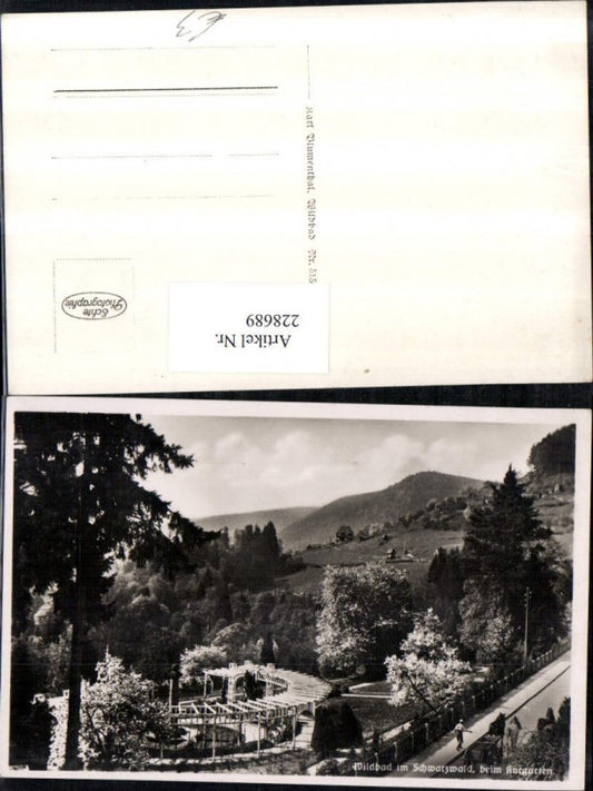 228689, Wildbad in the Black Forest near the spa gardens