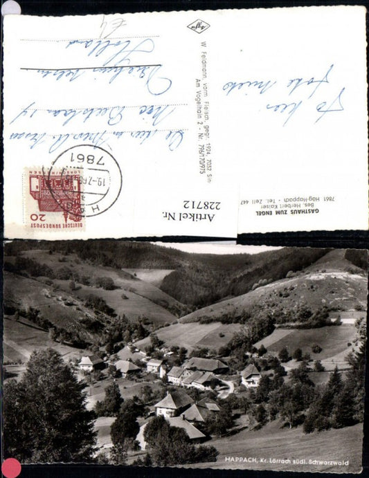 228712, Happach, Lörrach district, southern Black Forest, total view