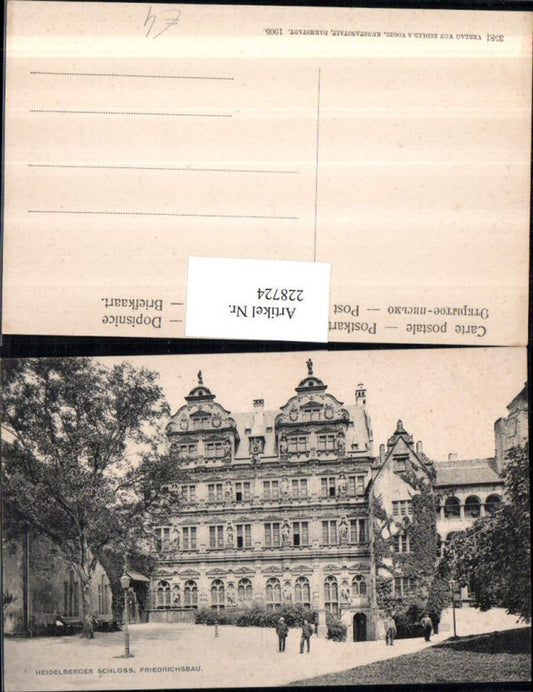228724, Heidelberg Schloss Friedrichs-Bau