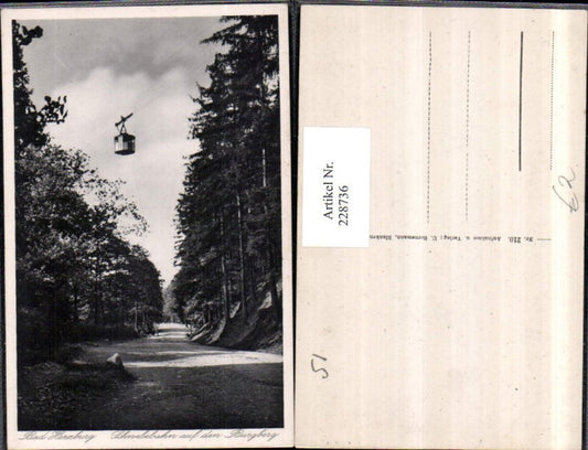 228736,Bad Harzburg Schwebebahn auf d. Burgberg Seilbahn Gondel