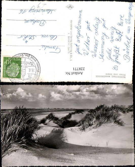 228771,Nordseebad Wangerooge Dünen u. Strand Partie