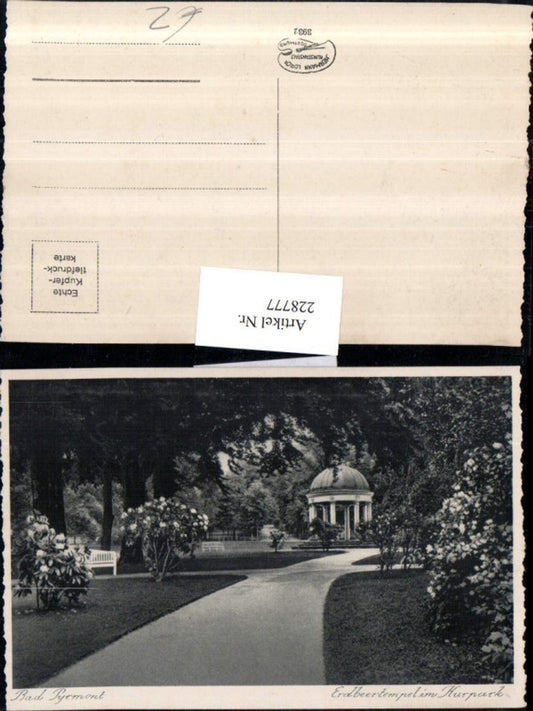 228777,Bad Pyrmont Erdbeertempel im Kurpark