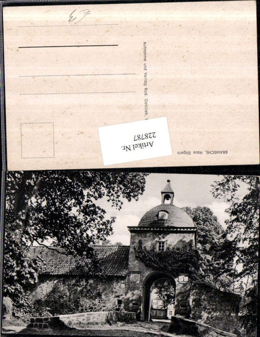 228787,Bramsche Haus Sögeln Tor Glockenturm