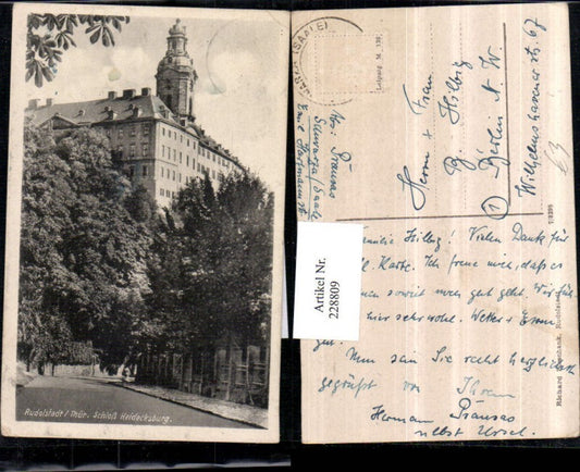 228809, Rudolstadt in Thuringia, Heidecksburg Castle