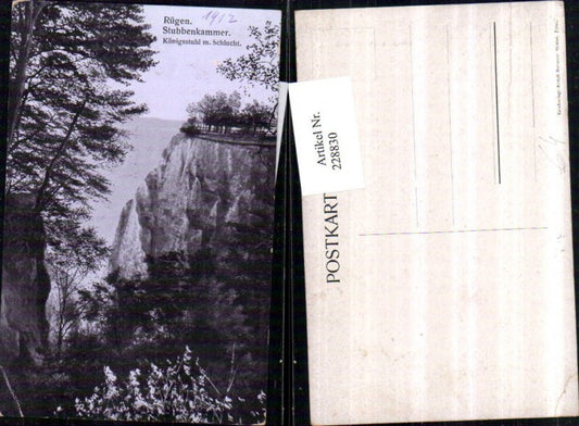 228830,Rügen Stubbenkammer Königsstuhl m. Schlucht