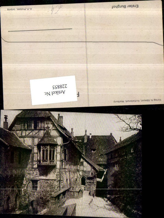 228855, First Wartburg Castle Courtyard near Eisenach