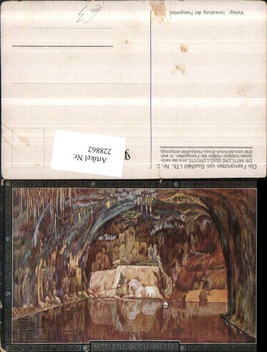 228862,The Fairy Grottoes of Saalfeld in Thuringia, Middle Spring Grotto Section
