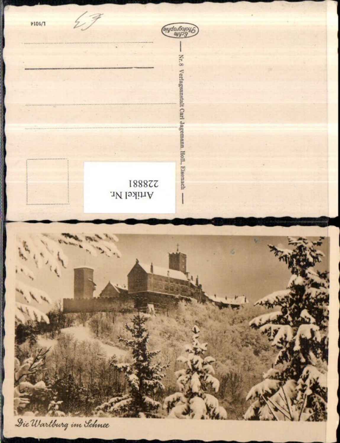 228881, Wartburg Castle in the snow near Eisenach, winter scene