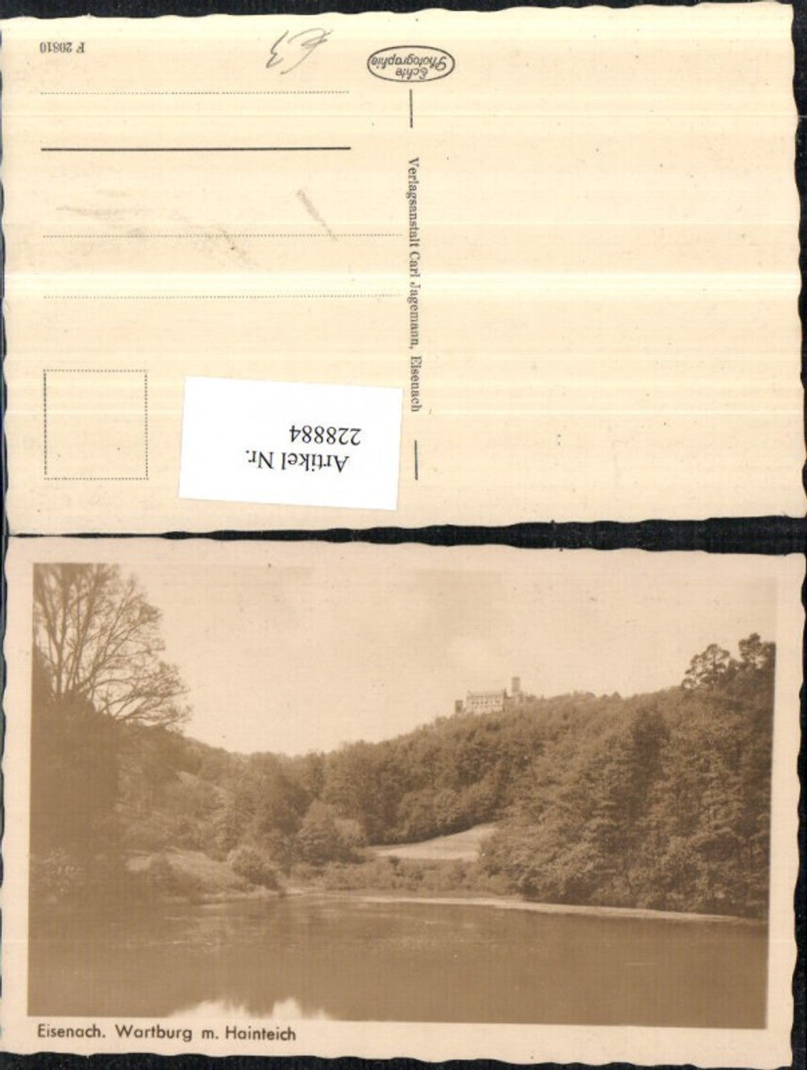 228884, Eisenach Wartburg Castle with Hainteich
