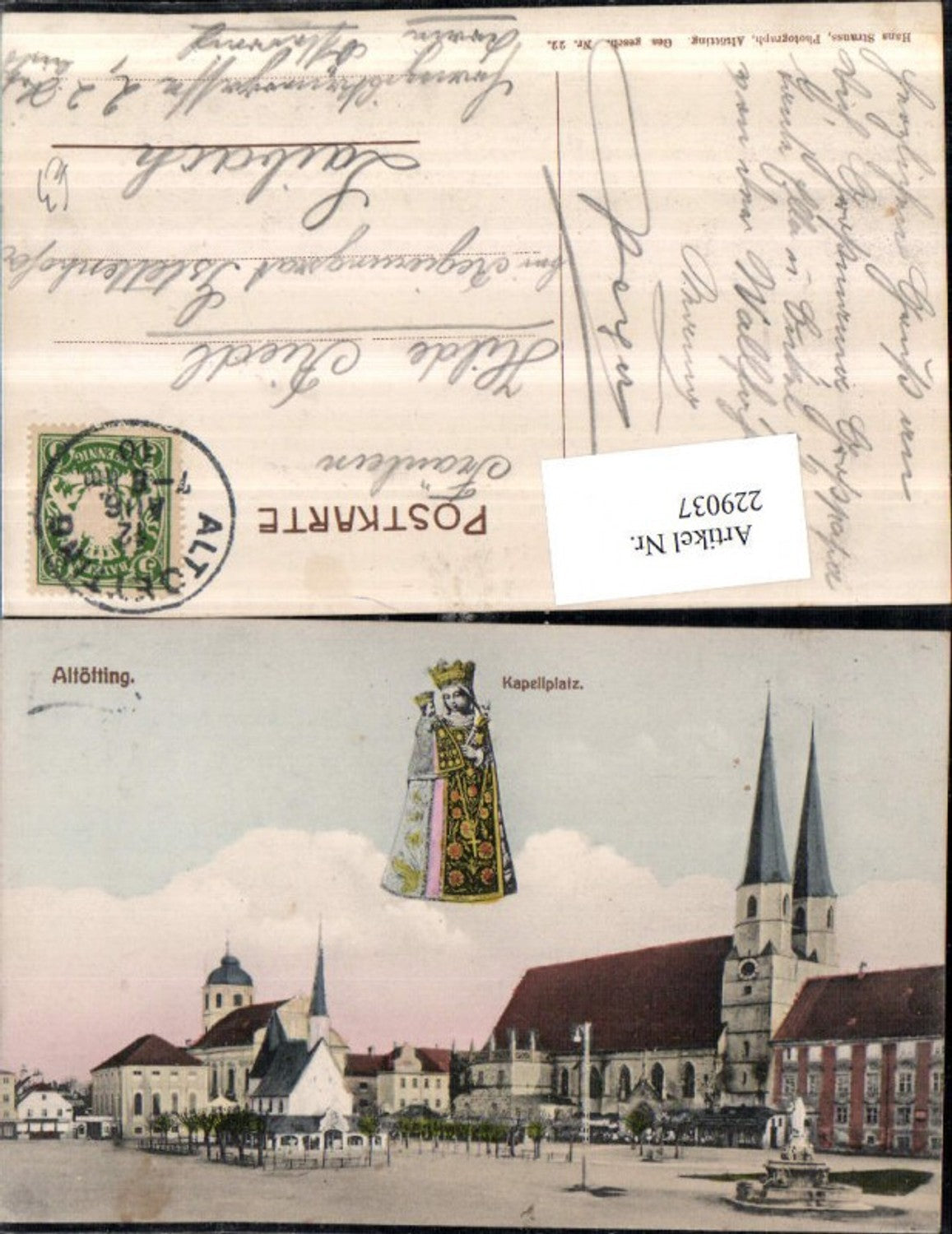 229037,Altötting Kapellplatz Kirche Kapelle Gnadenbild