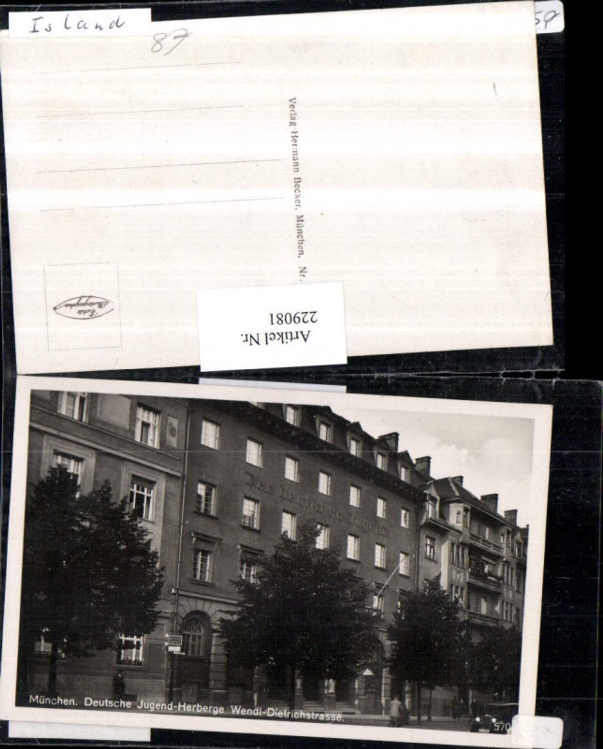 229081,München Deutsche Jugendherberge Wendl-Dietrichstraße