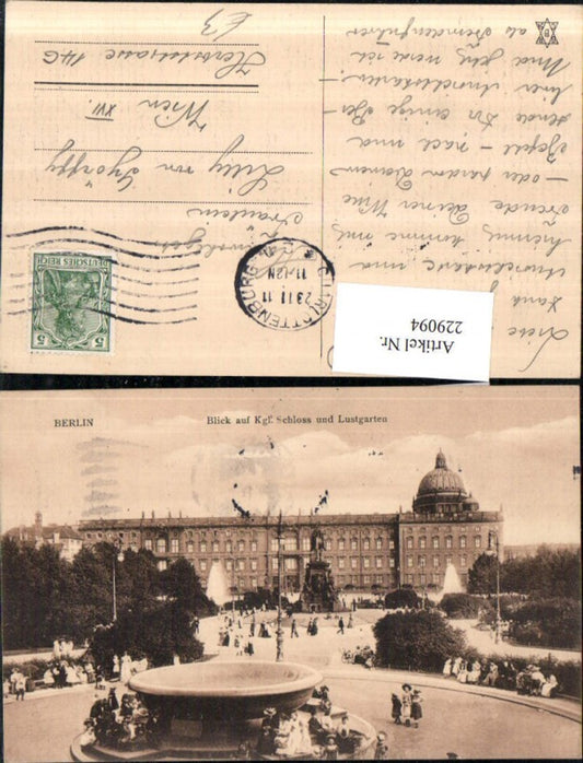 229094,Berlin Blick auf Königliches Schloss u. Lustgarten