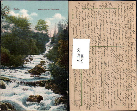 229104,Berlin Wasserfall im Viktoriapark
