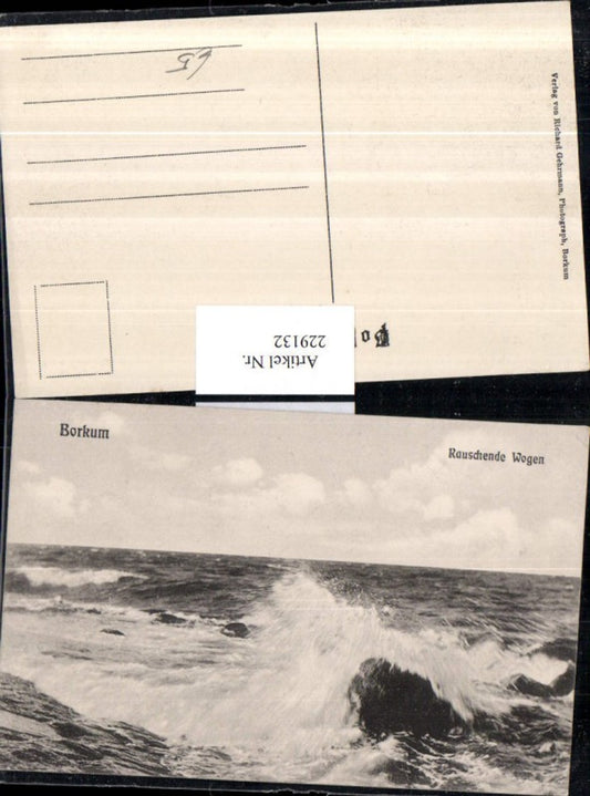 229132,Borkum Rauschende Wogen Wellen Partie