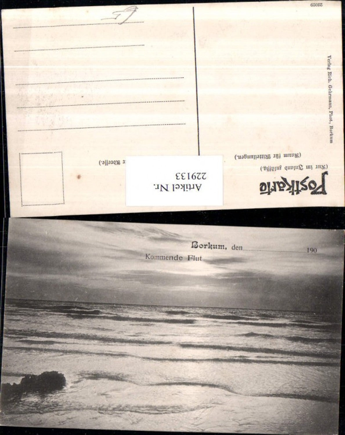 229133,Borkum Kommende Flut Partie
