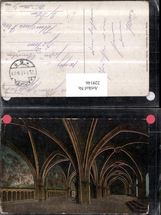 229146,Aachen Kaisersaal im Rathaus Innenansicht