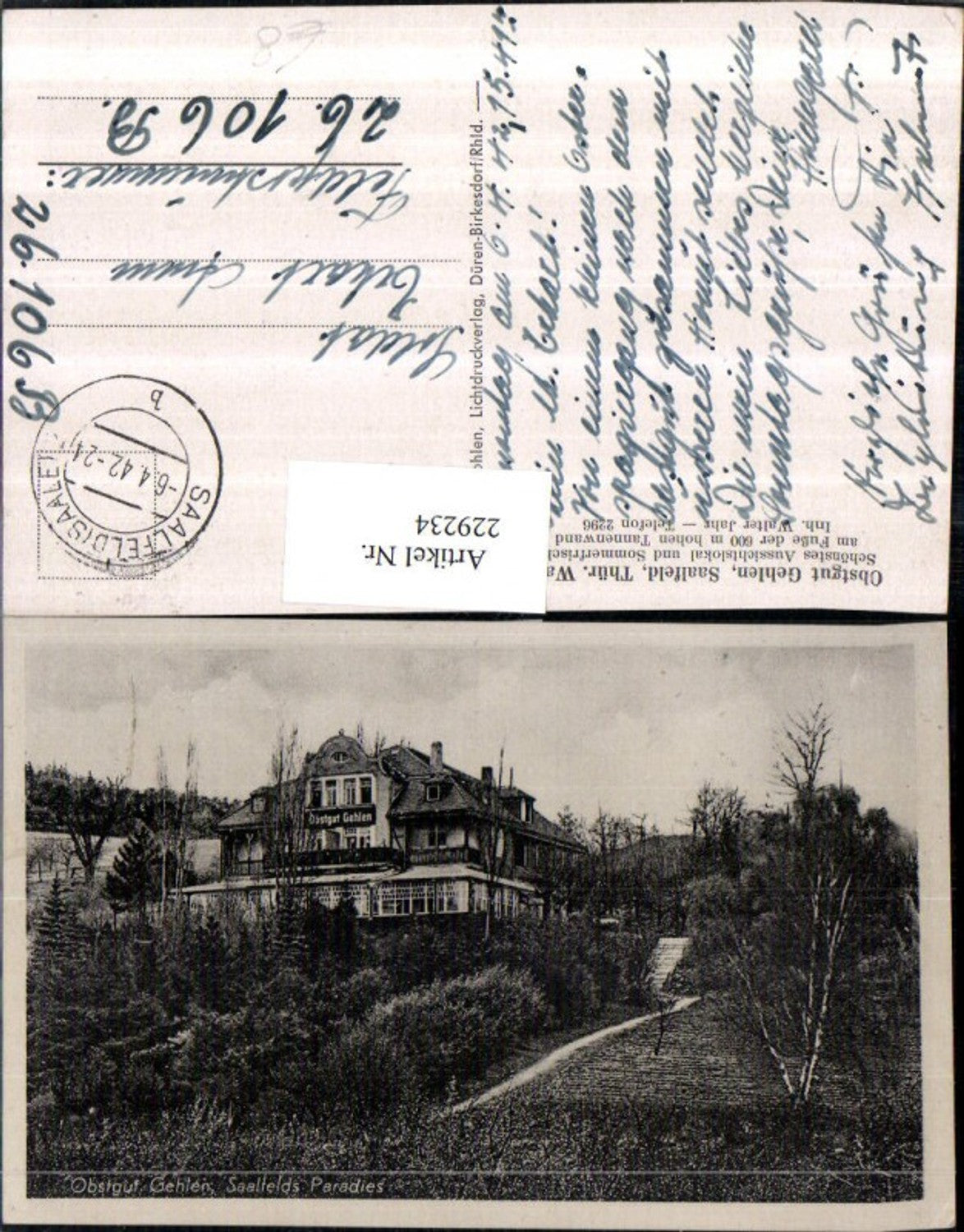 229234,Obstgut Gehlen Saalfeld im Thüringer Wald Lokal
