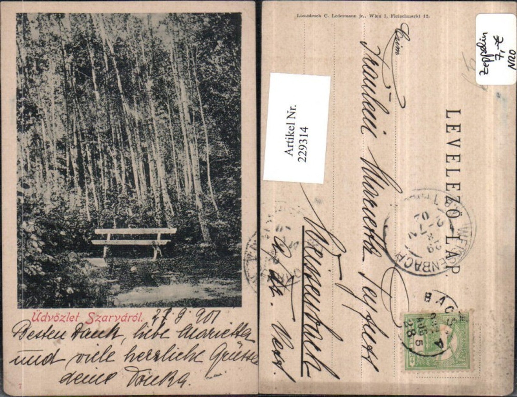 Alte Ansichtskarte – Old Postcard