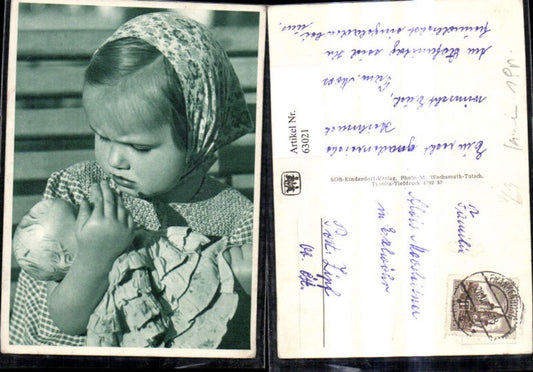 63021,SOS Kinderdorf Mädchen m. Puppe
