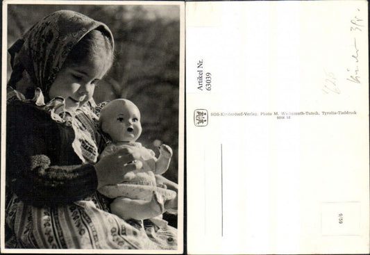 63039,SOS Kinderdorf 9/59 Mädchen m. Puppe