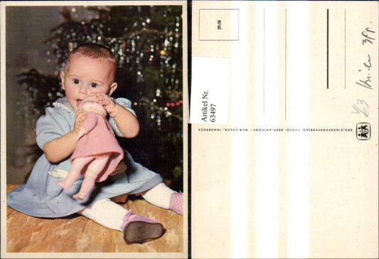 63497,SOS Kinderdorf 29/58 Mädchen m. Puppe