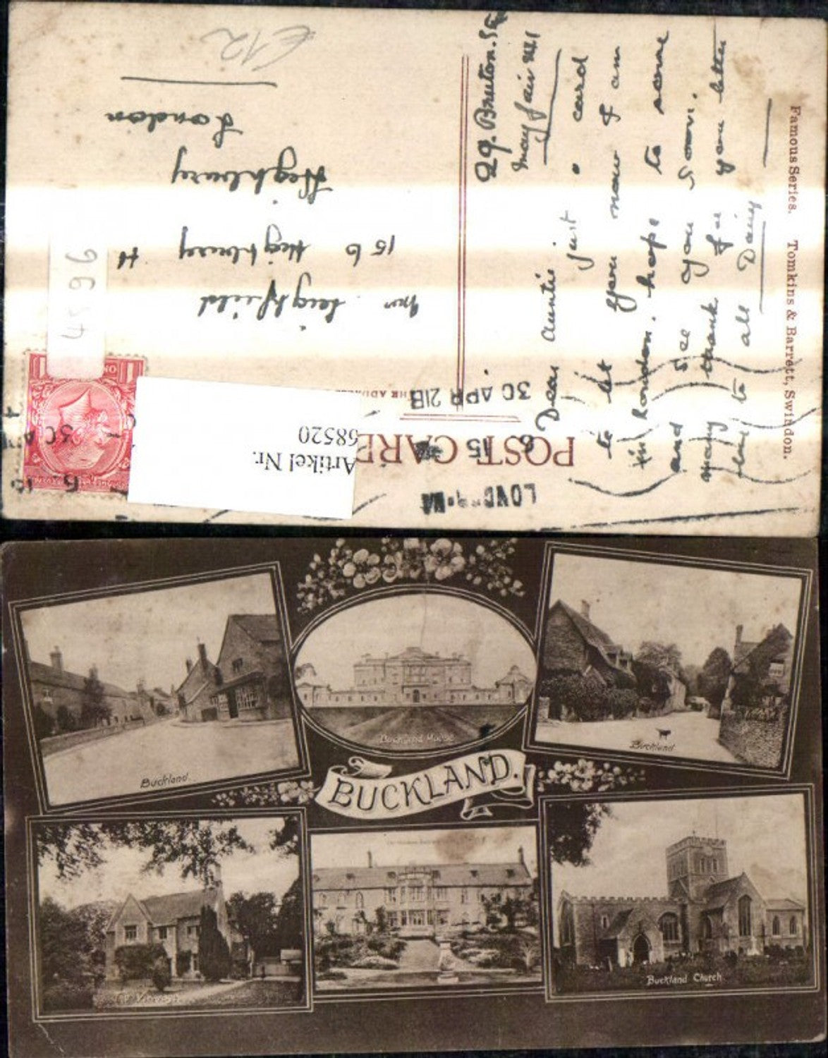 Alte Ansichtskarte – Old Postcard