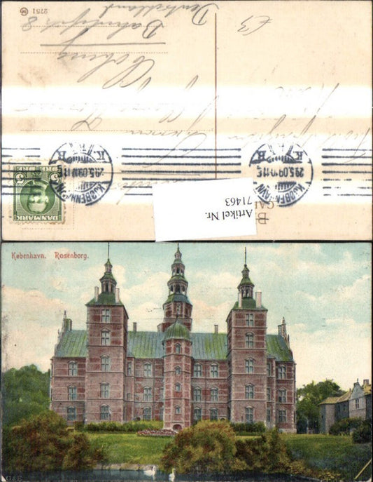 71463,Kobenhavn Rosenborg Kopenhagen Schloss Rosenborg