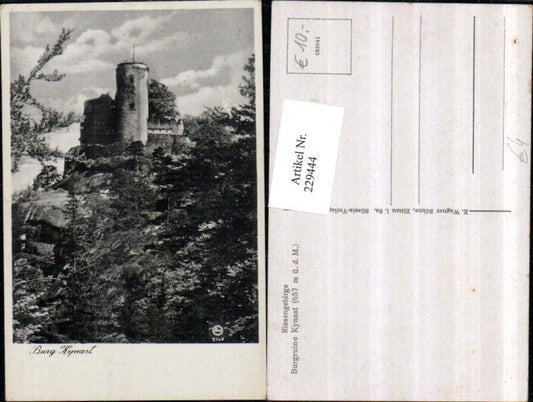 229444,Riesengebirge Burgruine Kynast b. Hermsdorf