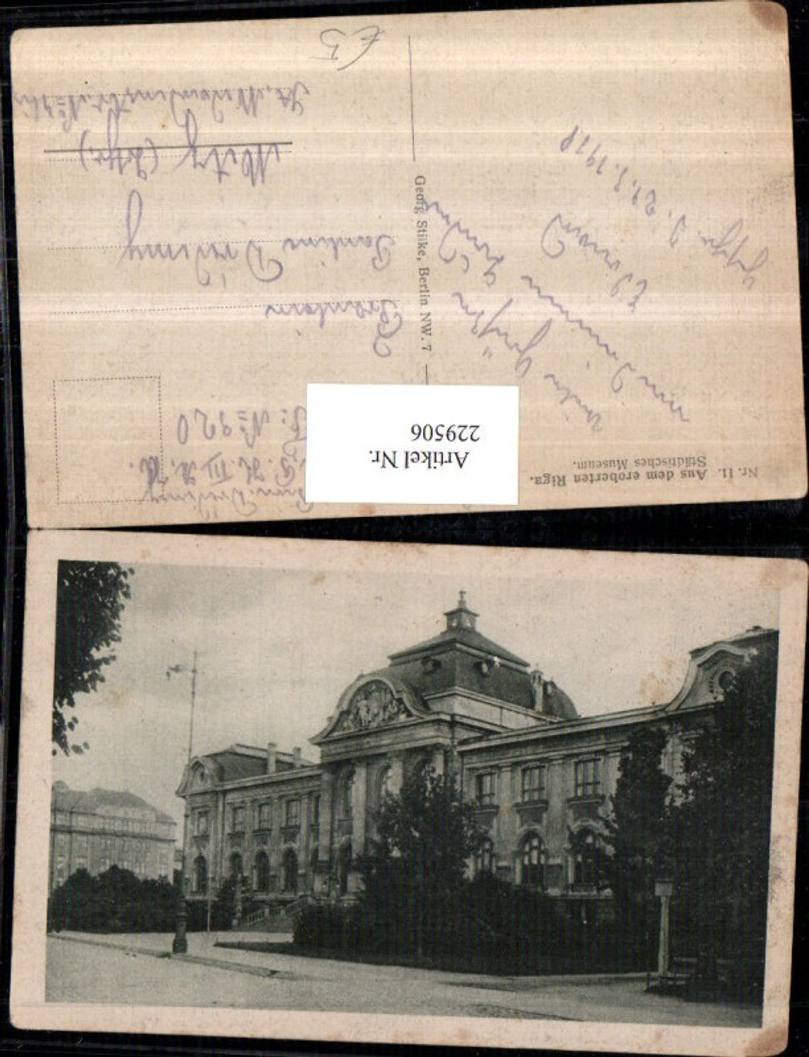 Alte Ansichtskarte – Old Postcard