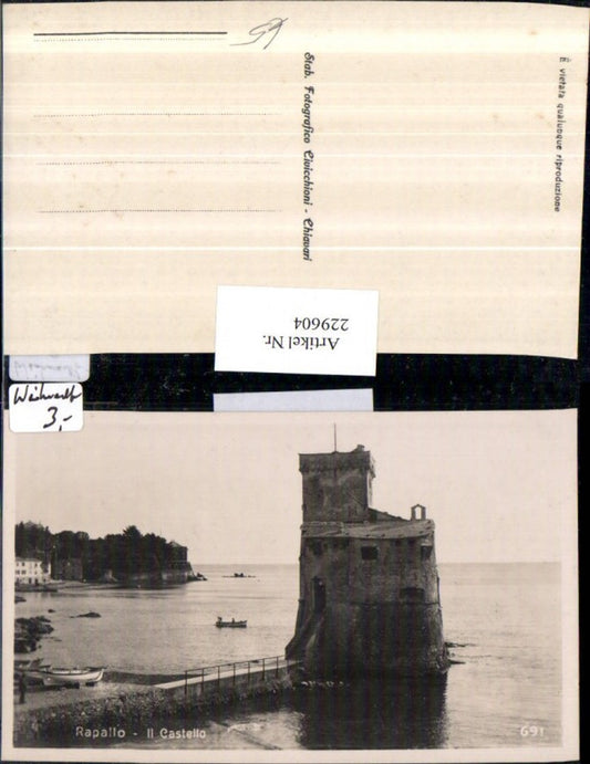 229604,Rapallo Il Castello Burg
