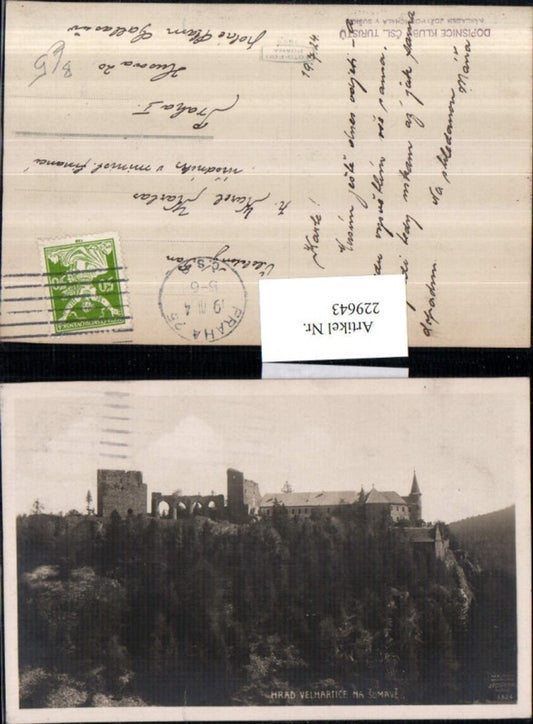 229643,Hrad Velhartice na Sumave Burg