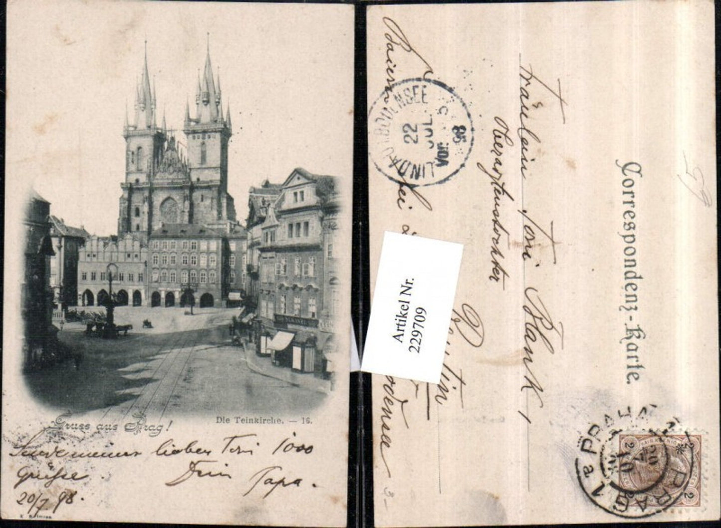 Alte Ansichtskarte – Old Postcard