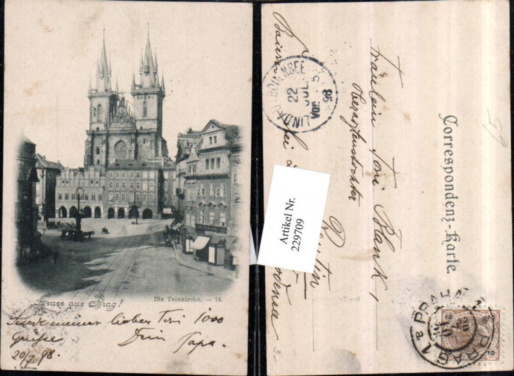 Alte Ansichtskarte – Old Postcard